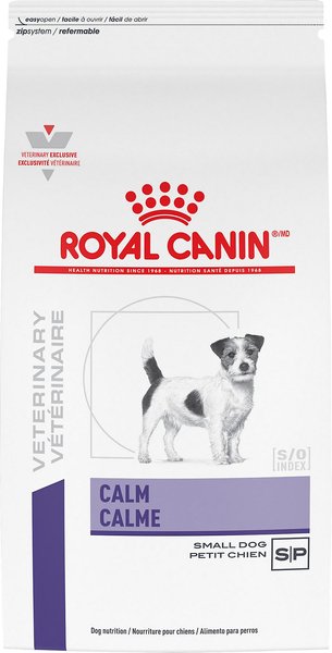 Royal Canin Veterinary Diet Adult Calm Small Breed Dry Dog Food, 4.4-lb bag slide 1 of 10