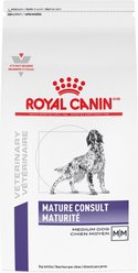 Royal Canin Veterinary Diet Adult Mature Consult Medium Breed Dry Dog Food, 19.8-lb bag