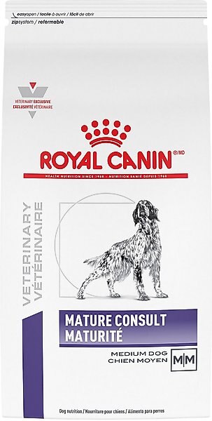 Royal Canin Veterinary Diet Adult Mature Consult Medium Breed Dry Dog Food, 19.8-lb bag slide 1 of 10