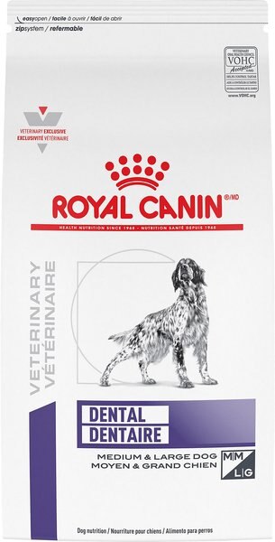 Royal Canin Veterinary Diet Adult Dental Medium & Large Breed Dry Dog Food, 17.6-lb bag slide 1 of 9