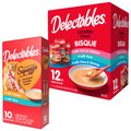 Hartz Delectables Squeeze Up Variety Pack + Bisque Variety Pack Lickable Cat Treats