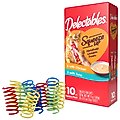 Hartz Delectables Squeeze Up Variety Pack Lickable Treats + Frisco Colorful Springs Cat Toy, 10 count