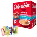 Hartz Delectables Bisque Variety Pack Lickable Treats + Frisco Colorful Springs Cat Toy, 10 count