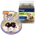 Frisco Natural Catnip + Hartz Just for Cats Mini Mice Cat Toy with Catnip, 5 count