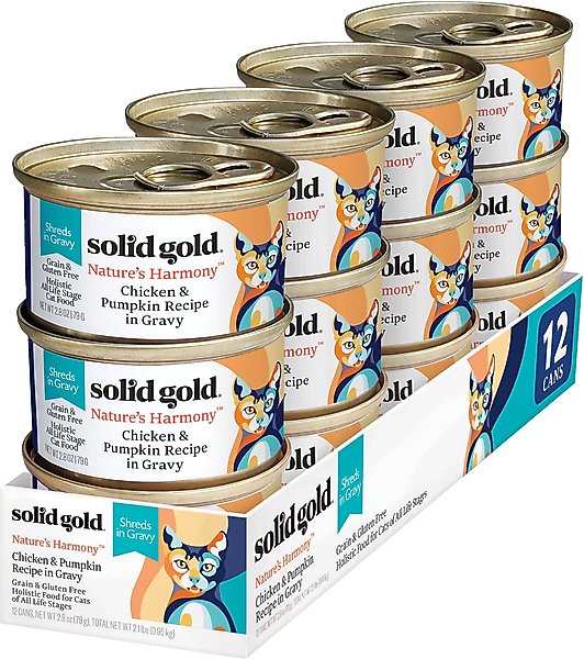 Solid Gold Nature's Harmony Chicken & Pumpkin Recipe in Gravy Grain-Free Wet Cat Food product image