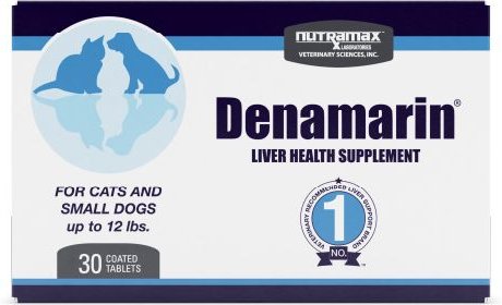 Nutramax Denamarin Tablets Liver Supplement for Small Cats & Dogs, 30 count blister pack slide 1 of 7