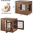 Show in main carousel: Unipaws Furniture Style Dog Crate, Walnut, 23-in wide slide 6 of 8