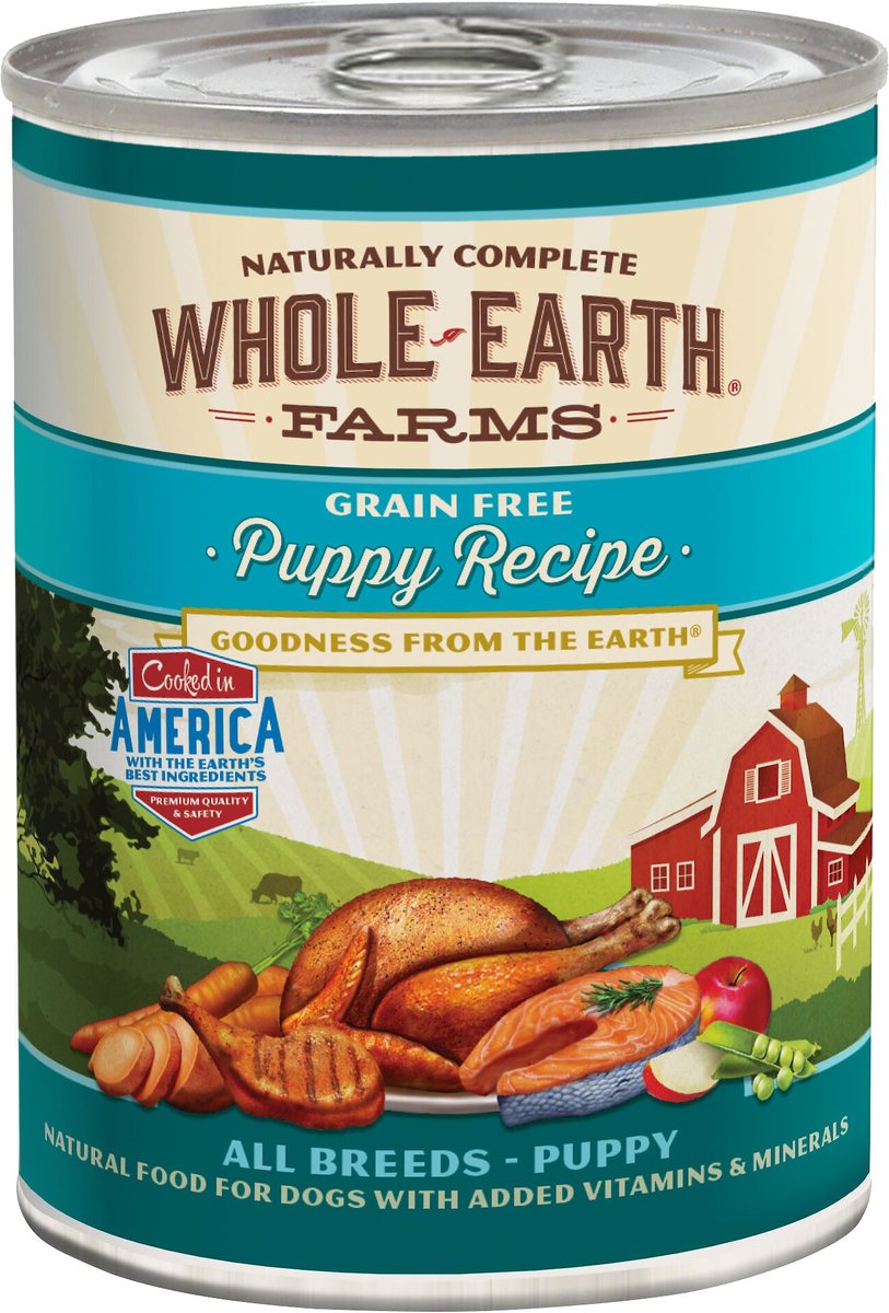 Whole Earth Farms Grain Free Puppy Recipe Canned Dog Food