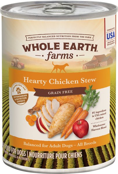 whole earth farms grain free adult recipe canned dog food