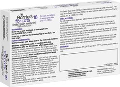 Barrier Topical Solution for Cats, 9.1-18 lbs, 6 Doses (6-mos. supply) slide 2 of 2