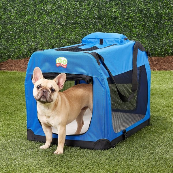 Discontinued GO PET CLUB Double Door Collapsible SoftSided Dog Crate