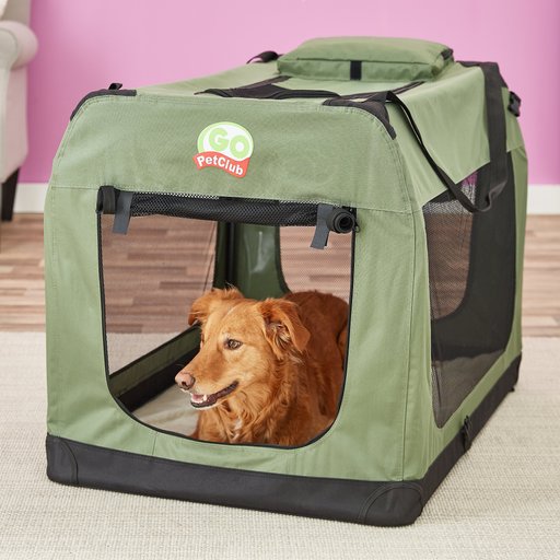 Go Pet Club 40 Dog Pet Soft Crate Sage