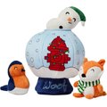 Frisco Holiday Melting Snow Globe Hide & Seek Puzzle Plush Squeaky Dog Toy, Small/Medium