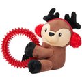 Frisco Holiday Reindeer Plush with TPR Ring Squeaky Puppy Toy, Small/Medium