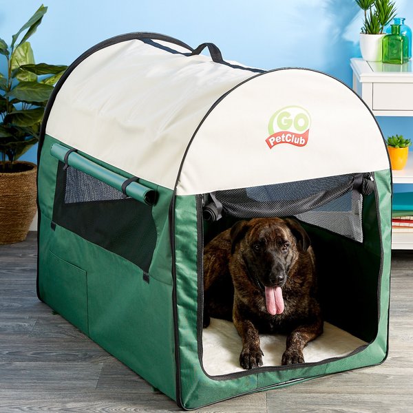 Discontinued GO PET CLUB Single Door Collapsible SoftSided Dog Crate