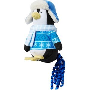 Frisco Holiday Penguin Plush Kicker Cat Toy with Catnip