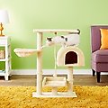 Go Pet Club 36-in Faux Fur Cat Tree & Condo, Beige