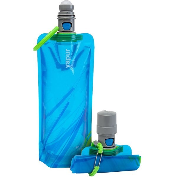 HIGHWAVE AutoDogMug Portable Dog Water Bottle & Bowl, Blue, 20-oz ...