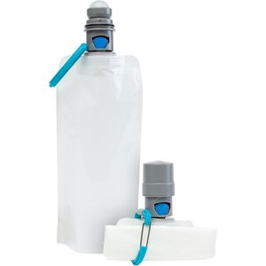 Vapur EZ Lick Portable Dog Water Bottle, 23-oz, Whiteout