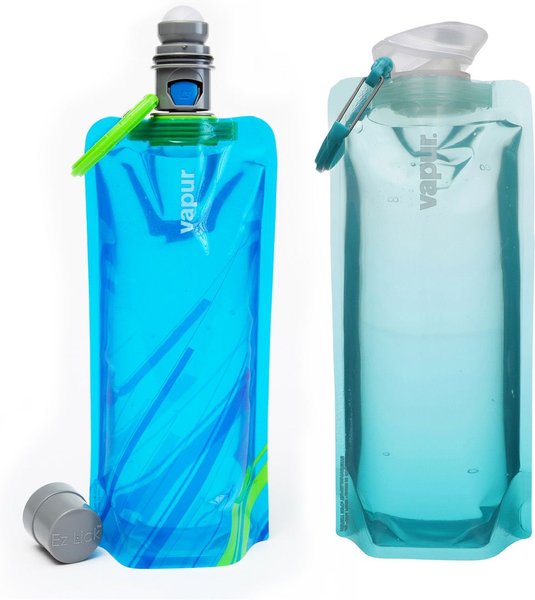 Vapur Owner Water Bottle & EZ Lick Portable Dog Water Bottle, 2 count, Blue/Malibu Teal slide 1 of 5