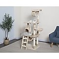 Go Pet Club 62-in Faux Fur Cat Tree & Condo, Beige