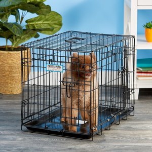 Precision Pet Products Provalu Double Door Collapsible Wire Dog Crate, 24 inch