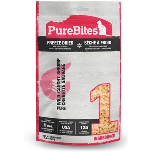 PureBites Shrimp Freeze-Dried Cat Treat, 0.8-oz bag