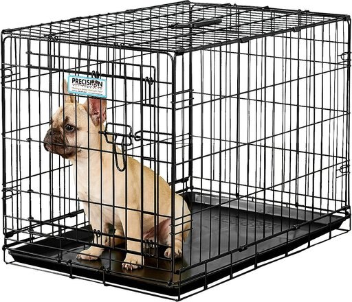 Precision Pet Products Provalu Single Door Collapsible Wire Dog Crate, 30 inch