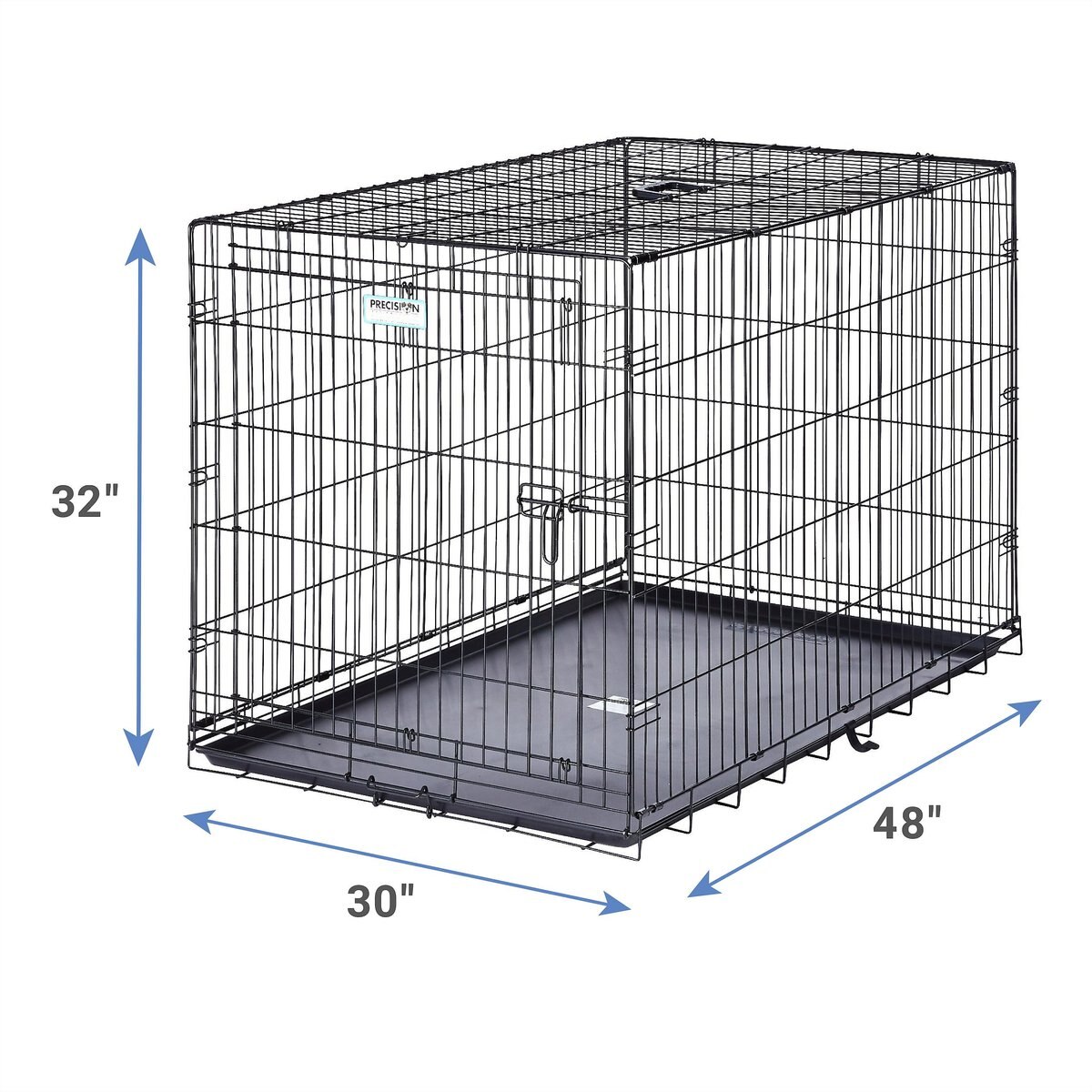 PRECISION PET PRODUCTS Provalu Single Door Collapsible Wire Dog Crate