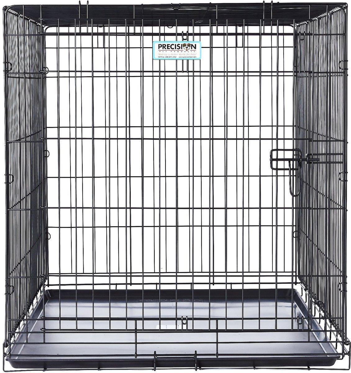 PRECISION PET PRODUCTS Provalu Single Door Collapsible Wire Dog Crate