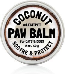 Legitpet Skin & Coat Coconut Oil & Shea Butter Adult Dog Paw Balm, 2-oz tin