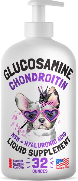 Legitpet Liquid Glucosamine Bacon Flavored Joint Supplement for Adult Dogs, 32-oz bottle slide 1 of 8