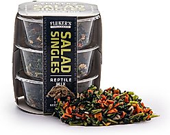 Fluker's Salad Singles Reptile Mix Reptile Food, 3-pack