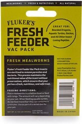 Fluker's Fresh Feeder Vac Pack Mealworms Reptile Food, 0.7-oz bag slide 2 of 2