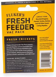 Fluker's Fresh Feeder Vac Pack Crickets Reptile Food, 0.7-oz bag slide 2 of 2