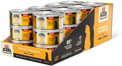 ACANA Chicken + Fish Recipe in Bone Broth Grain-Free Wet Cat Food, 3-oz can, case of 24