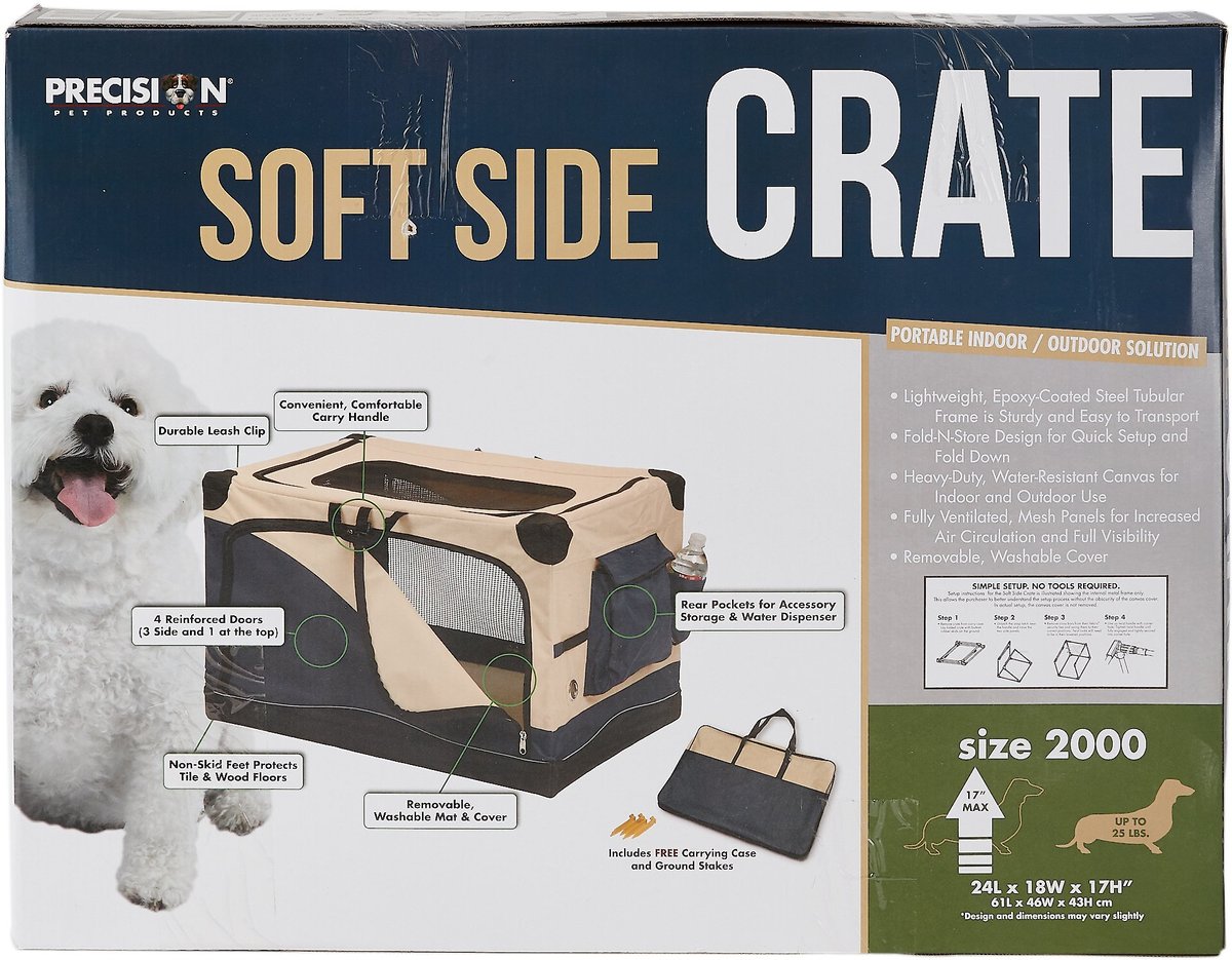 Precision soft sided store crate