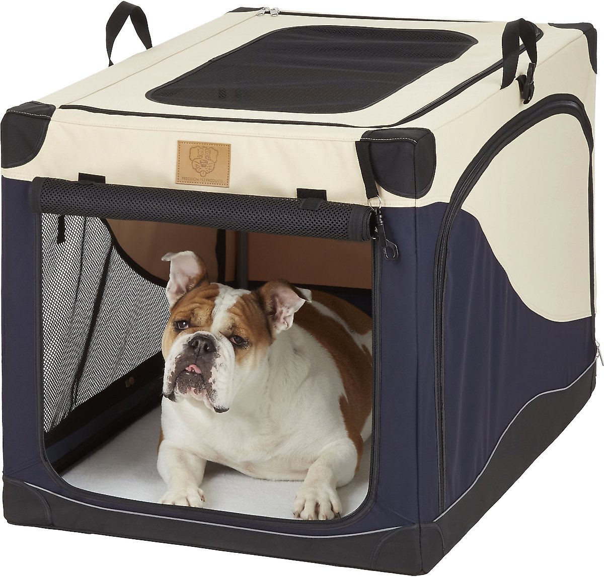 PRECISION PET PRODUCTS 4Door Collapsible SoftSided Dog Crate, 36 inch