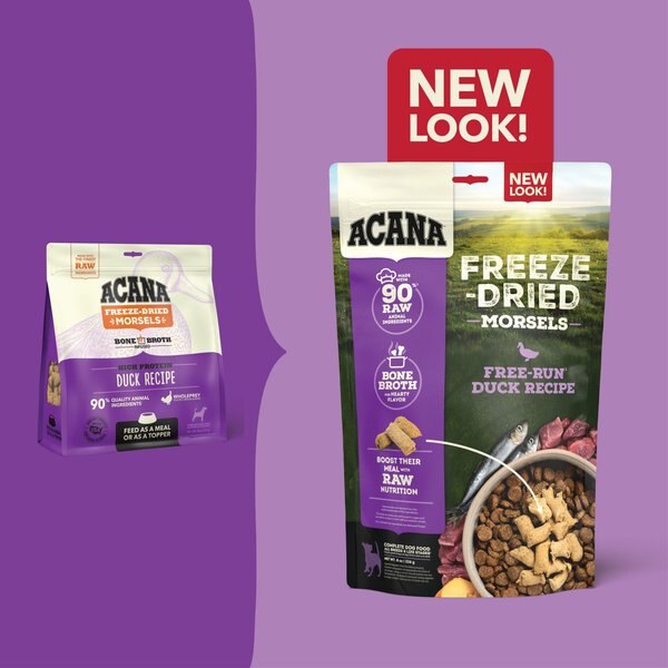 ACANA Jerky Bites Duck Flavor Grain-Free High-Protein Dog Treats, 6-oz bag