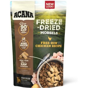 ACANA Chicken Recipe Morsels Grain-Free Freeze-Dried Dog Food & Topper, 8-oz bag