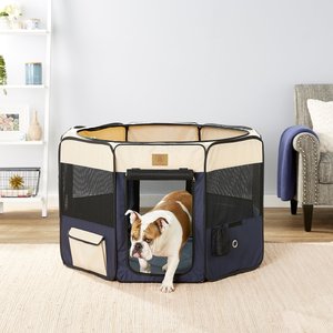 Precision Pet Products Soft-Sided Dog & Cat Playpen, Large