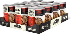 ACANA Premium Chunks Beef Recipe in Bone Broth Grain-Free Wet Dog Food, 12.8-oz can, case of 12