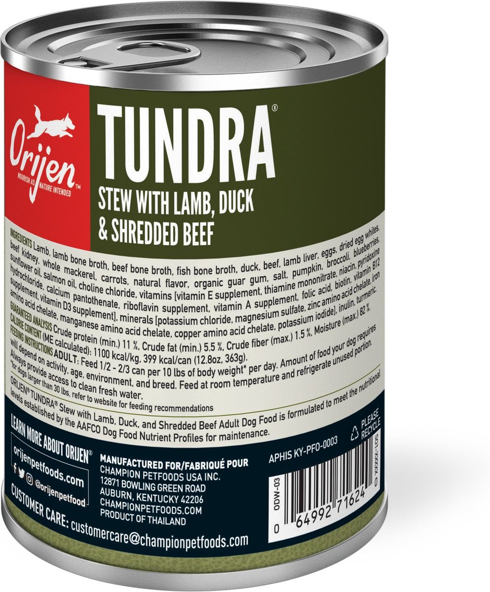 Tundra petfoods hotsell