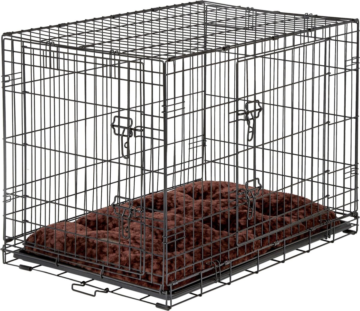 PRECISION PET PRODUCTS SnooZZy Cozy Comforter Dog Crate Mat, Chocolate
