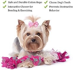 SunGrow Aggressive Chewers Interactive Tug of War & Teething Dog Rope Toy, 2 Count slide 2 of 5
