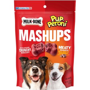 Milk-Bone Pup-Peroni Mashups Dog Treats, 10-oz bag, case of 5