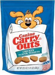 Canine Carry Outs Chicken Flavor Nuggets Dog Treats, 22.5-oz bag