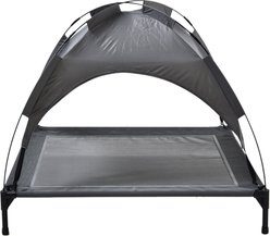 Max & Marlow Go Gear Outdoor Elevated Cat & Dog Bed Mat, Gray, Medium