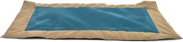 Max & Marlow Go Gear Portable Waterproof Roll-Up Cat & Dog Bed Mat, Tan/Teal, Small slide 1 of 6