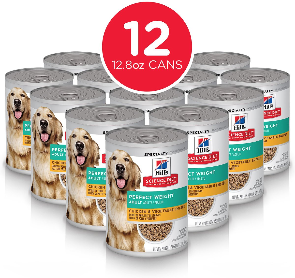 Hill's science diet perfect 2025 weight canned dog food